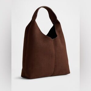 Mini Faux Suede Handbag